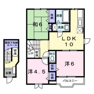 3LDK 間取り図