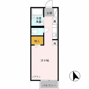 ワンルーム 間取り図
