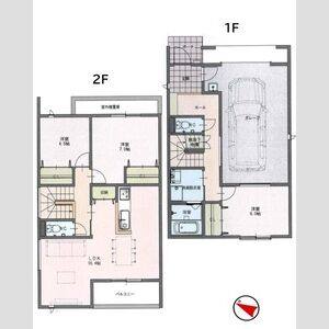 3LDK 間取り図