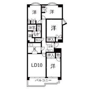 4LDK 間取り図