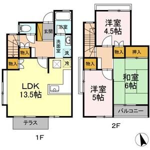 3LDK 間取り図