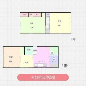 3DK 間取り図