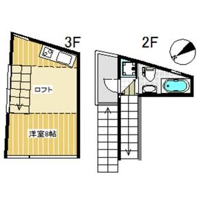 ワンルーム 間取り図