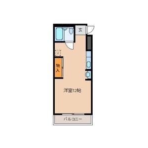 ワンルーム 間取り図