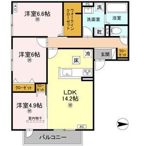 3LDK 間取り図