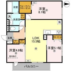 3LDK 間取り図