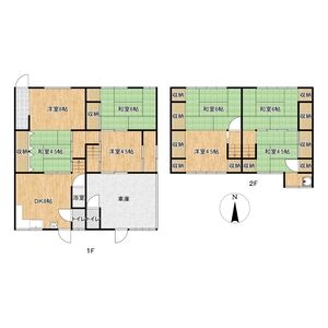 6LDK 間取り図