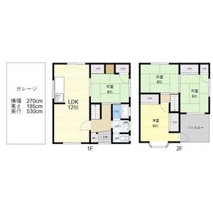 4LDK 間取り図