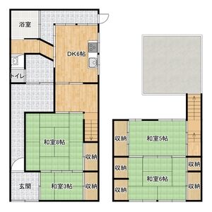 4DK 間取り図