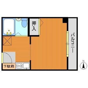ワンルーム 間取り図