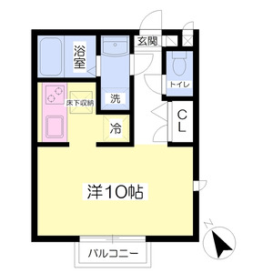 ワンルーム 間取り図