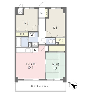 3LDK 間取り図