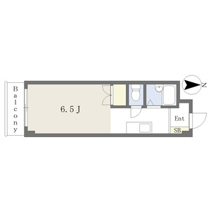 ワンルーム 間取り図