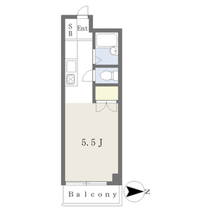 ワンルーム 間取り図