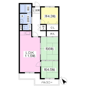 3LDK 間取り図