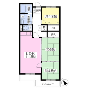3LDK 間取り図