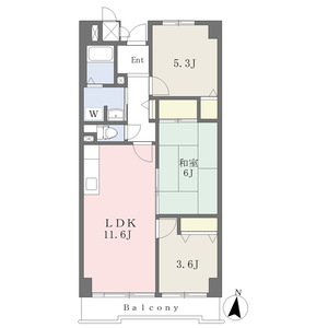 3LDK 間取り図