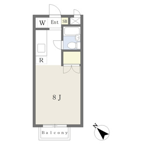 ワンルーム 間取り図