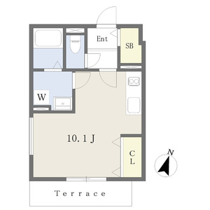ワンルーム 間取り図