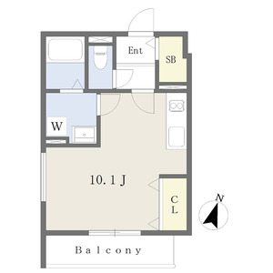 ワンルーム 間取り図