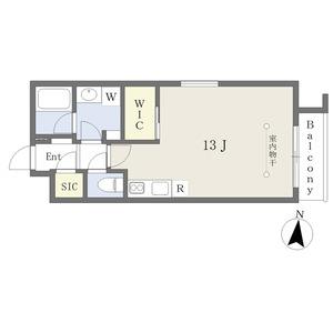 ワンルーム 間取り図