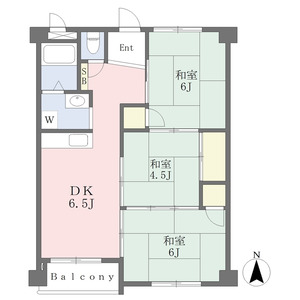 3DK 間取り図
