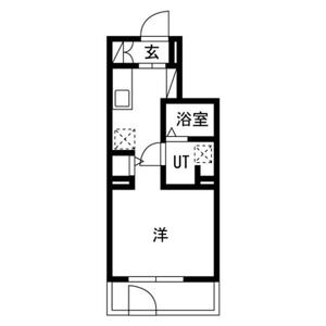 ワンルーム 間取り図