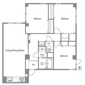 3LDK 間取り図