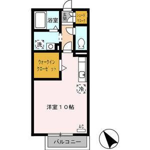 ワンルーム 間取り図