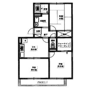 3DK 間取り図