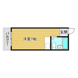 ワンルーム 間取り図