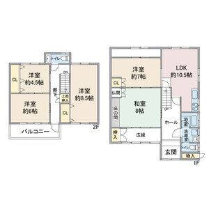 4LDK 間取り図