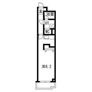 ワンルーム 間取り図
