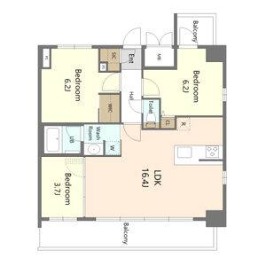 3LDK 間取り図