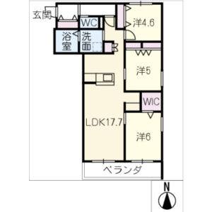 3LDK 間取り図