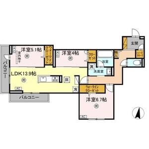 3LDK 間取り図