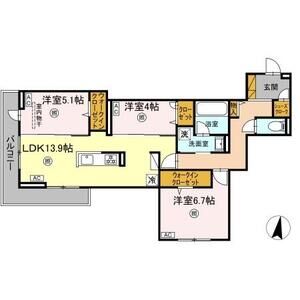 3LDK 間取り図