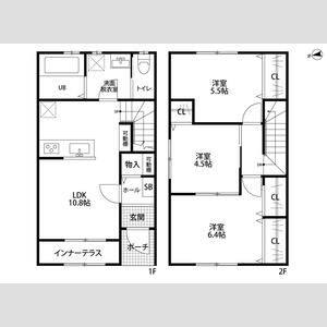 3LDK 間取り図
