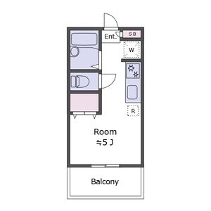 ワンルーム 間取り図
