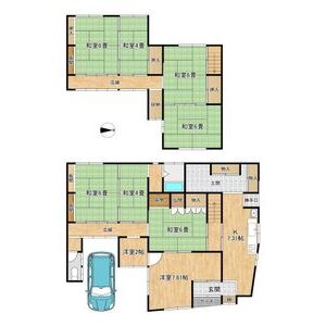 6LDK 間取り図
