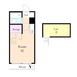 ワンルーム 間取り図