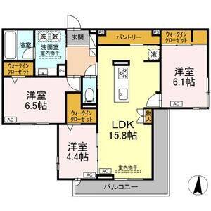 3LDK 間取り図
