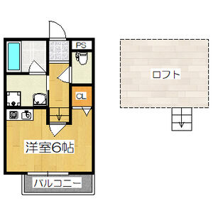 ワンルーム 間取り図