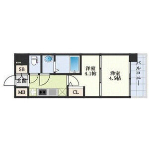 2K 間取り図
