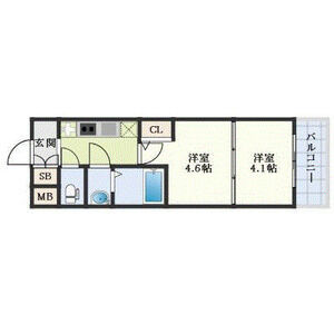 2K 間取り図