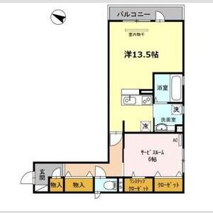 ワンルーム 間取り図