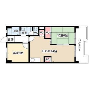 3DK 間取り図