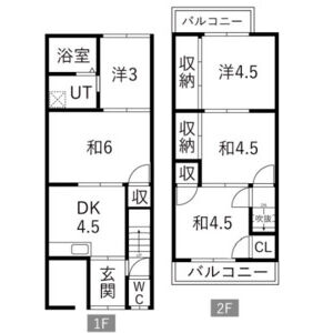 5DK 間取り図