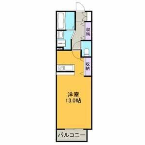 ワンルーム 間取り図