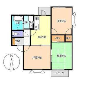 3DK 間取り図